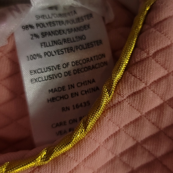 Nannette Baby coral ruffled sequin fox face top 3T - Picture 3 of 5